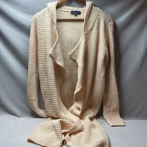 POL cream knit cardigan size small